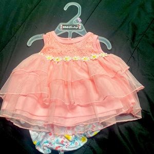 Pink baby outfit 3-6 months